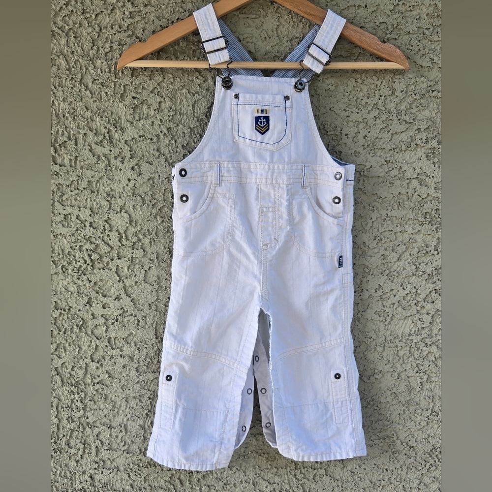 Sergent Major White Nautical Overalls